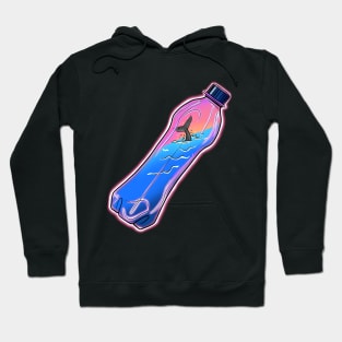 Whale in trap Hoodie